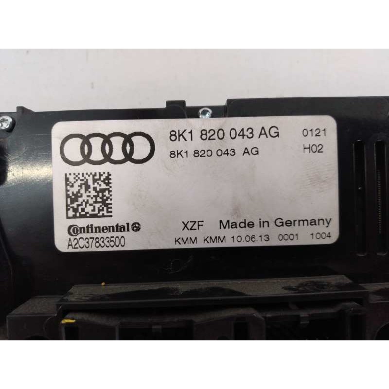 Recambio de mando climatizador para audi q5 (8r) 2.0 tdi advanced edition quattro (130kw) referencia OEM IAM 8K1820043AG A2C3783