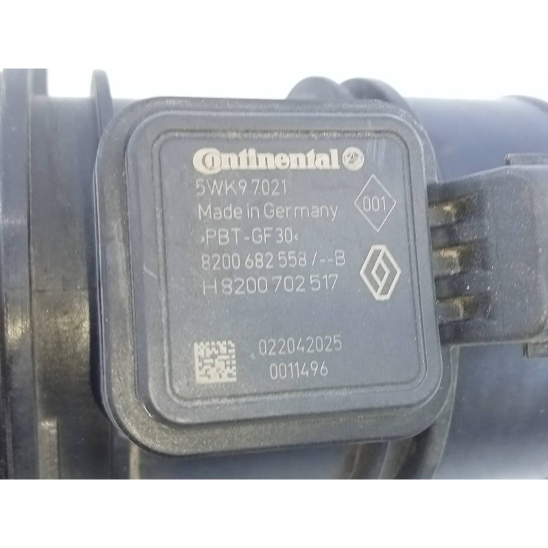Recambio de caudalimetro para nissan qashqai (j10) 360 referencia OEM IAM 8200702517 5WK97021 E3-B4-22-1
