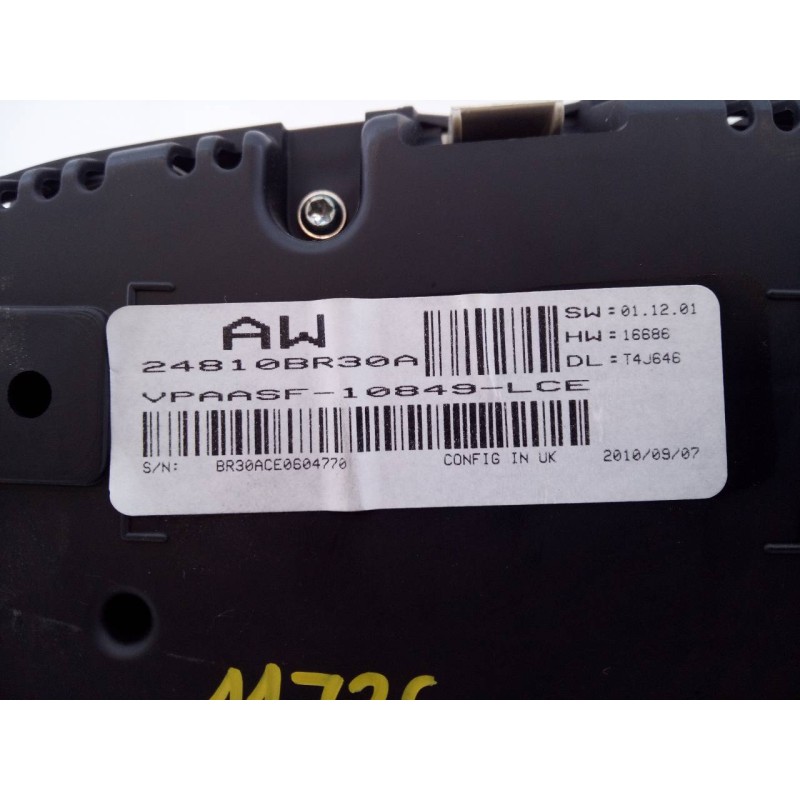 Recambio de cuadro instrumentos para nissan qashqai+2 (jj10) acenta referencia OEM IAM 24810BR30A  E3-B4-32-1