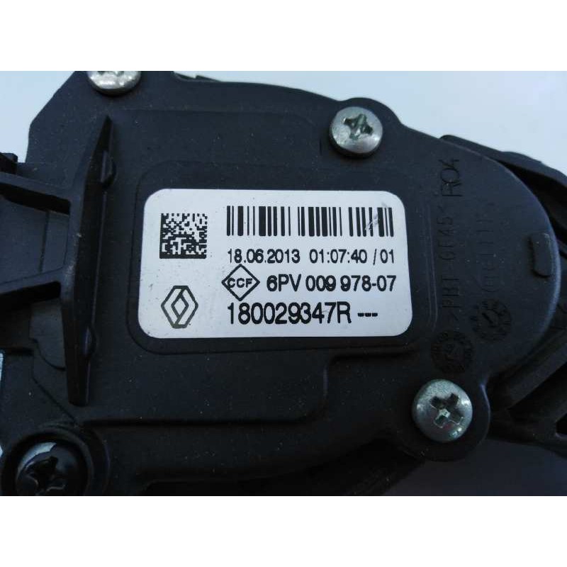 Recambio de pedal acelerador para renault captur dynamique referencia OEM IAM 180029347R 6PV00997807 E2-A1-9-5