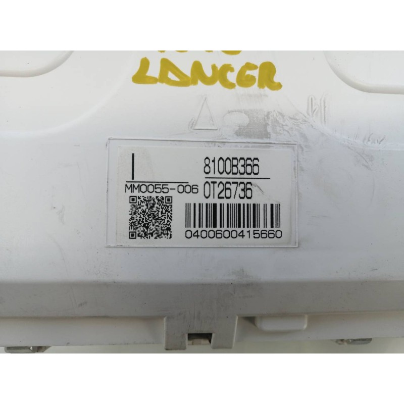 Recambio de cuadro instrumentos para mitsubishi lancer sportback (cx) motion referencia OEM IAM 8100B366 00T26736 