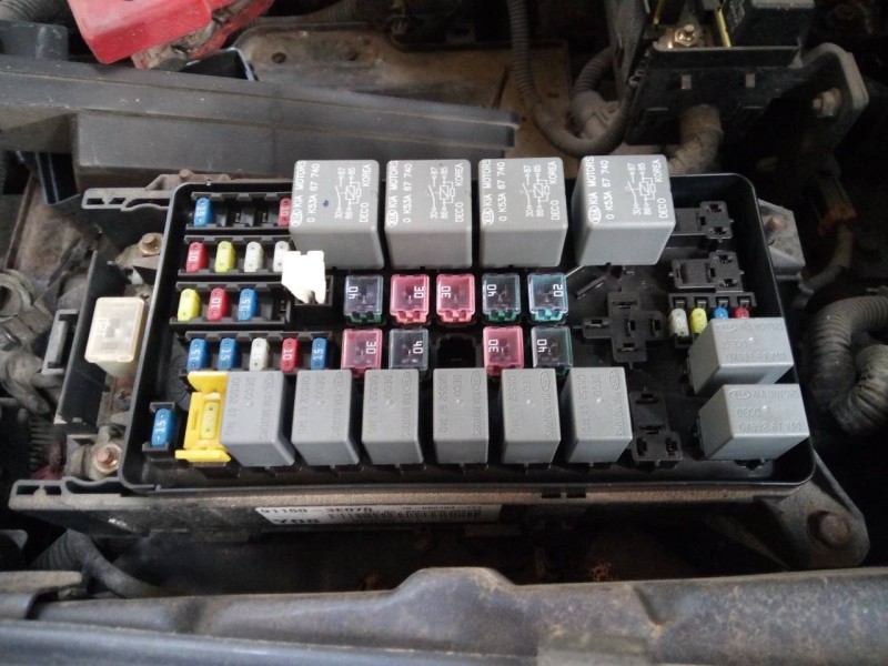 Recambio de caja reles / fusibles para kia sorento 2.5 crdi ex referencia OEM IAM 911603E070  