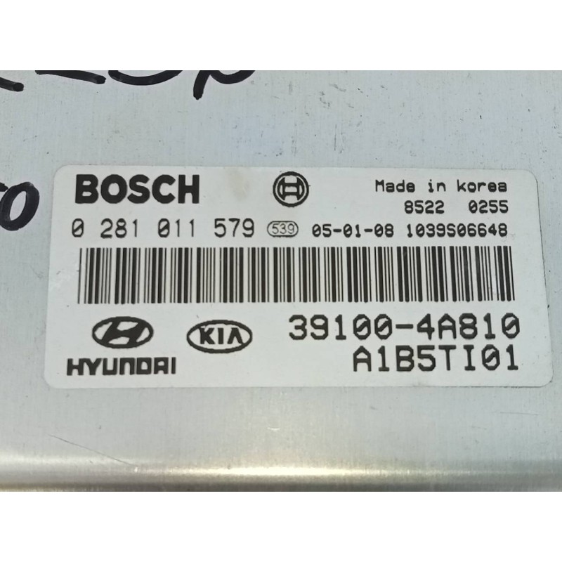 Recambio de centralita motor uce para kia sorento 2.5 crdi ex referencia OEM IAM 391004A810 0281011579 E3-A3-24-2