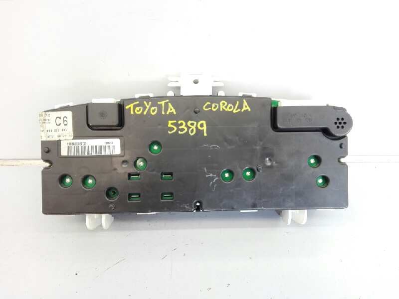 Recambio de cuadro instrumentos para toyota corolla (e12) 1.4 d-4d luna compact referencia OEM IAM 8380002C60  E2-B4-19-2