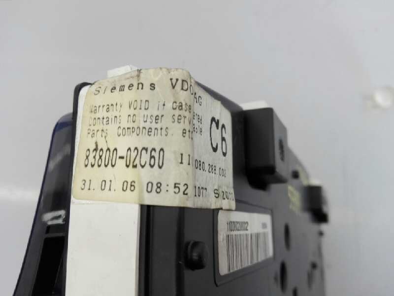 Recambio de cuadro instrumentos para toyota corolla (e12) 1.4 d-4d luna compact referencia OEM IAM 8380002C60  E2-B4-19-2