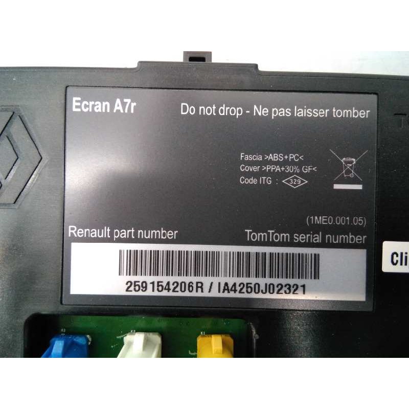 Recambio de sistema navegacion gps para renault scenic iii dynamique referencia OEM IAM 259154206R 281150743RT E2-A1-44-2