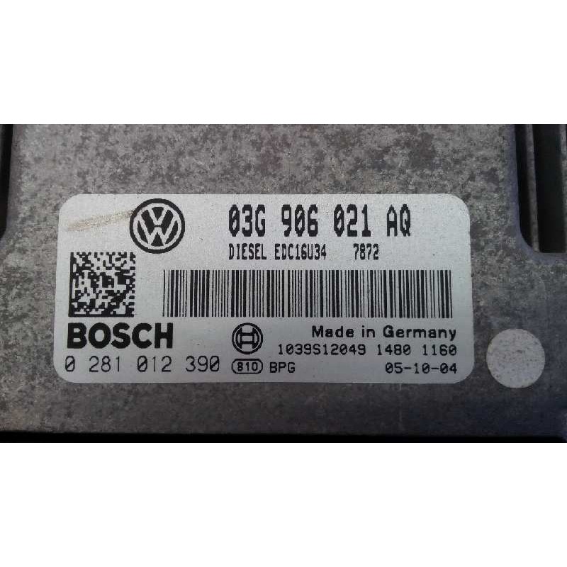 Recambio de centralita motor uce para volkswagen caddy ka/kb (2k) furgón economy referencia OEM IAM 03G906021AQ 0281012390 E2-A1