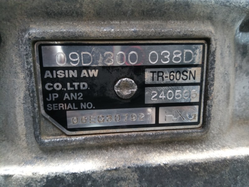 Recambio de caja cambios para audi q7 (4l) 3.0 tdi referencia OEM IAM HXG TR60SN M1-A1-40