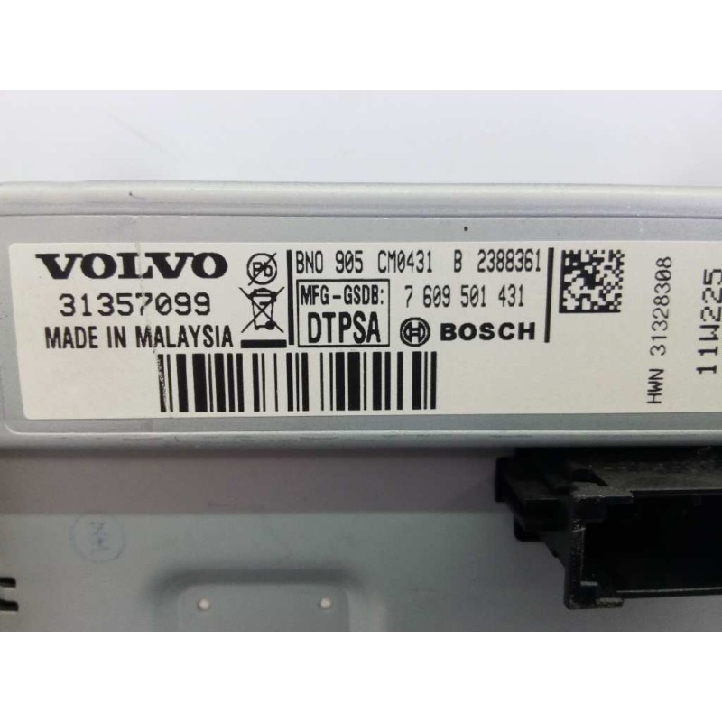 Recambio de sistema audio / radio cd para volvo xc60 momentum 2wd referencia OEM IAM 31288318 M4221200142 E3-B5-48-4