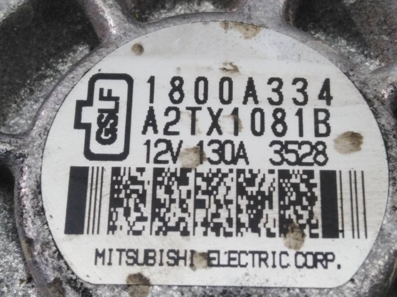 Recambio de alternador para mitsubishi lancer sportback (cx) motion referencia OEM IAM 1800A334 A2TX1081B P3-A4-3-2