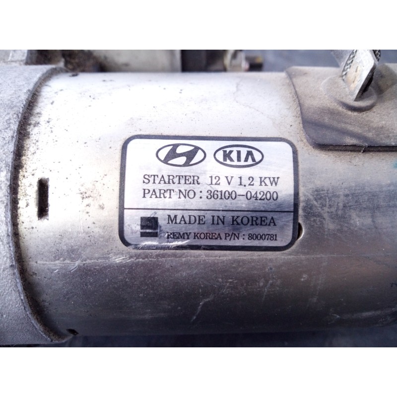 Recambio de motor arranque para hyundai i30 (pd) essence referencia OEM IAM 3610004200  P3-A10-19-2