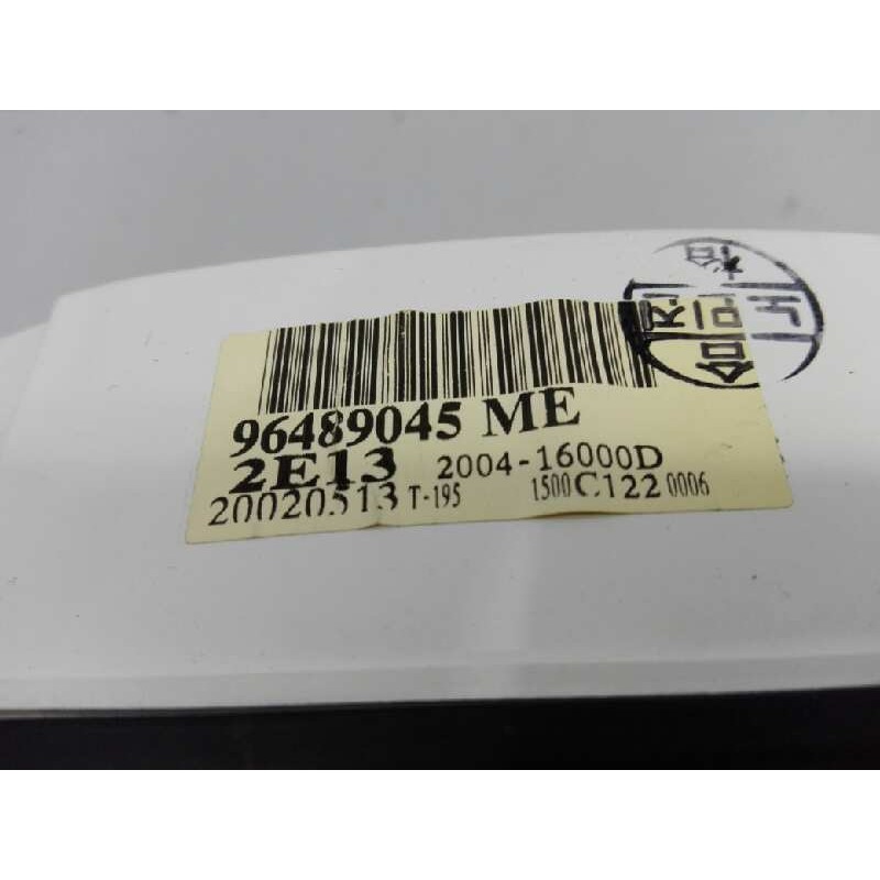 Recambio de cuadro instrumentos para daewoo lanos cool referencia OEM IAM 96489045ME  E2-B6-69-1