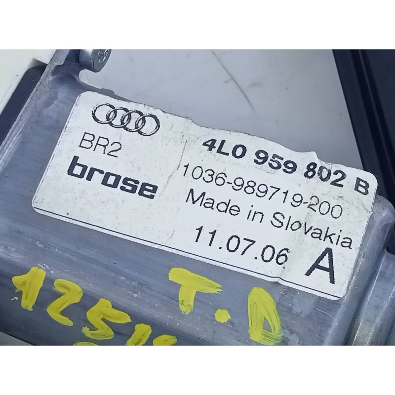 Recambio de elevalunas trasero derecho para audi q7 (4l) 3.0 tdi referencia OEM IAM 4L0959802B  E1-B6-42-1