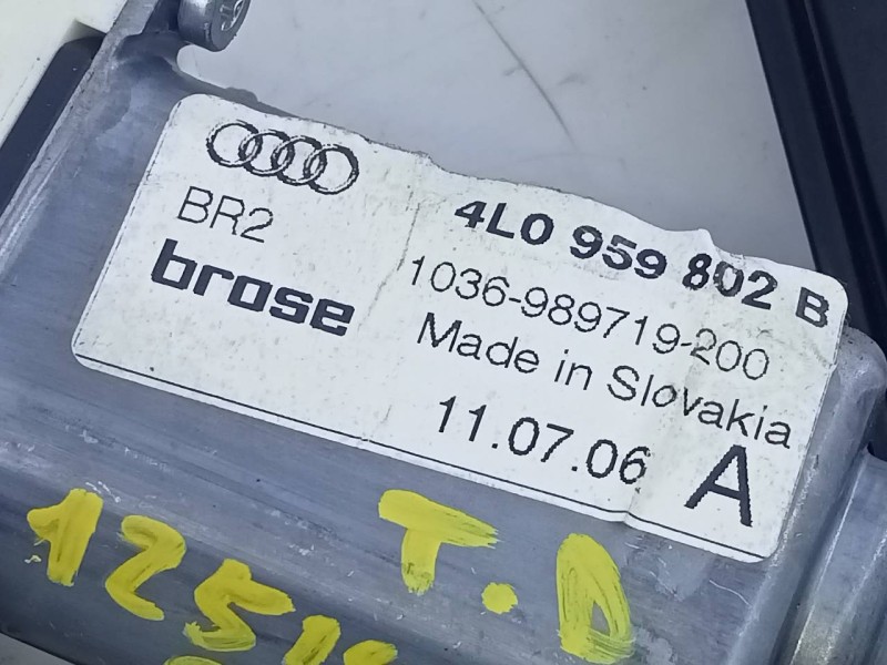Recambio de elevalunas trasero derecho para audi q7 (4l) 3.0 tdi referencia OEM IAM 4L0959802B  E1-B6-42-1