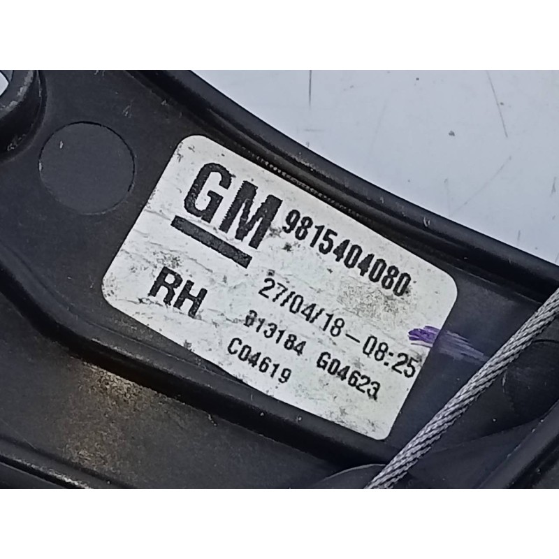 Recambio de elevalunas delantero derecho para opel grandland x selective referencia OEM IAM 9815404080  E2-B6-64-2