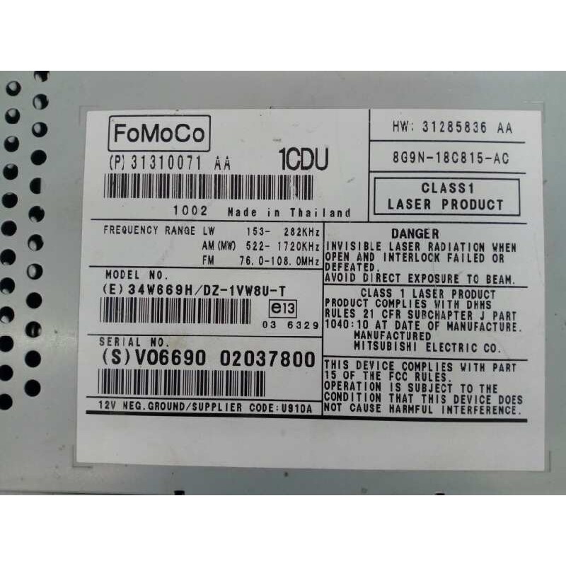 Recambio de sistema navegacion gps para volvo s80 berlina 2.4 d edition r-design referencia OEM IAM 312825231 1844910OFFB E3-B5-