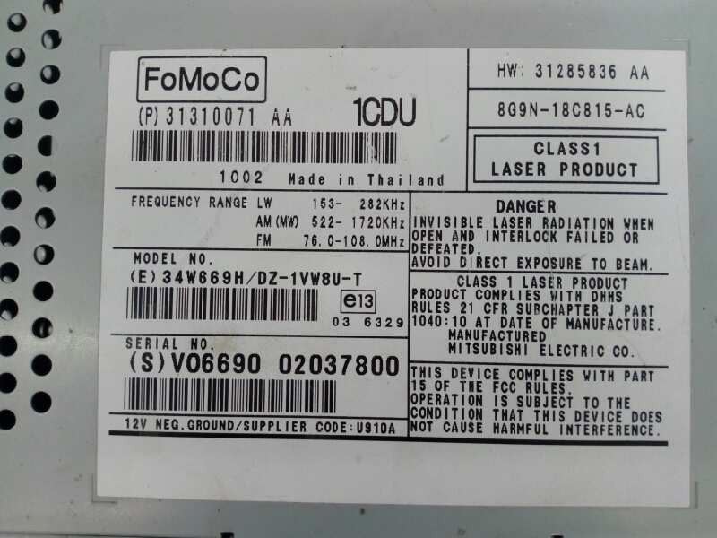 Recambio de sistema navegacion gps para volvo s80 berlina 2.4 d edition r-design referencia OEM IAM 312825231 1844910OFFB E3-B5-