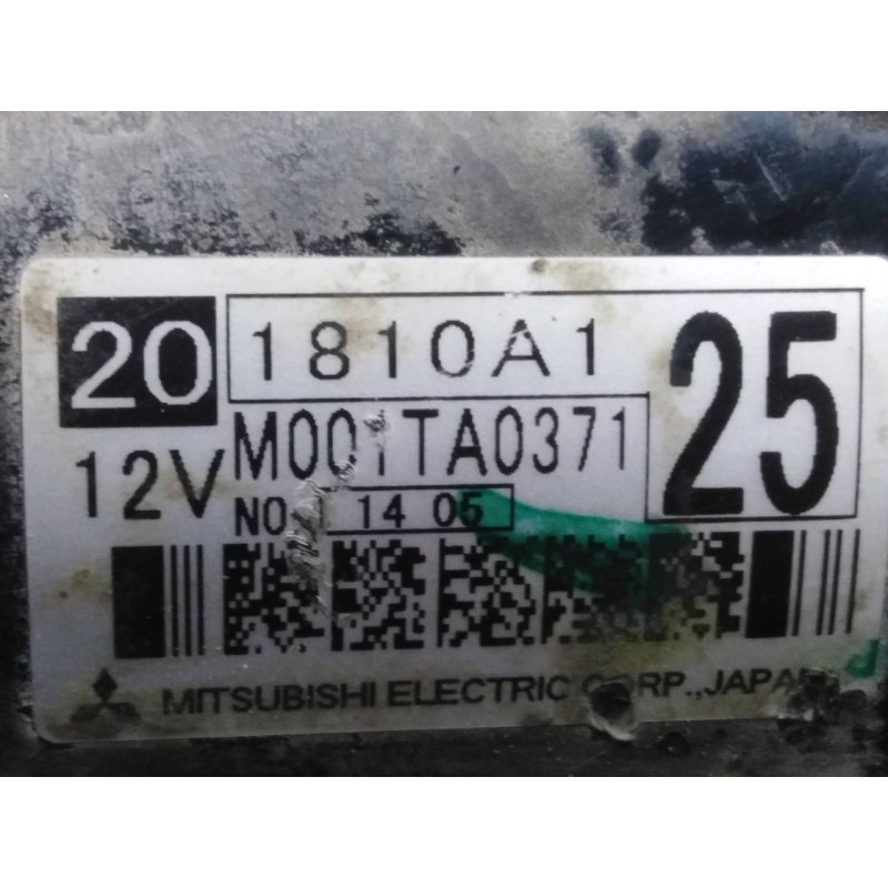 Recambio de motor arranque para mitsubishi lancer sportback (cx) motion referencia OEM IAM 1810A1 M001TA0371 P3-B8-5-2