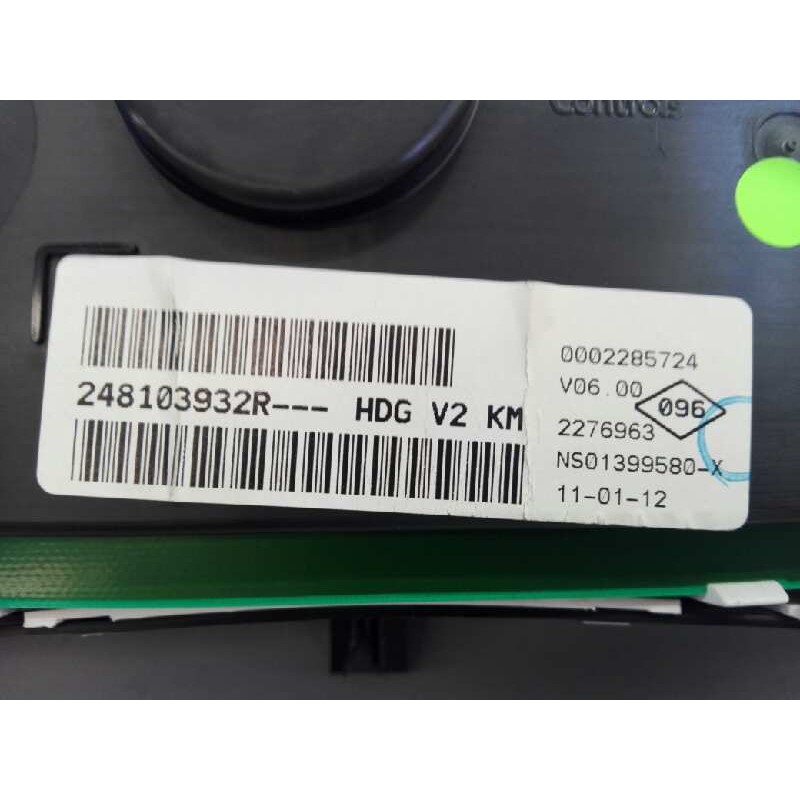 Recambio de cuadro instrumentos para dacia lodgy ambiance referencia OEM IAM 248103932R  E1-A1-11-2