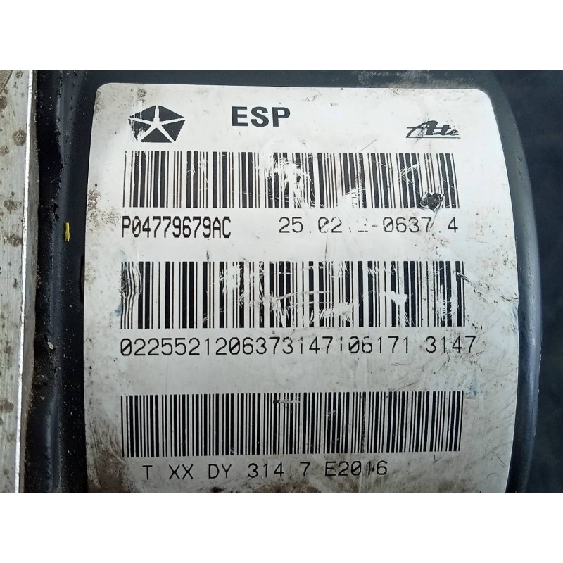 Recambio de abs para chrysler 300 c touring 3.0 crd referencia OEM IAM P04779679AC 00404577C200 P3-B8-24-3