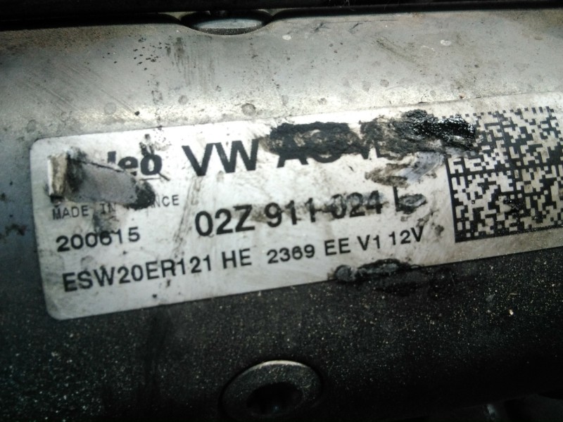 Recambio de motor arranque para seat leon (5f1) reference connect referencia OEM IAM 02Z911024L  P3-A10-2-3