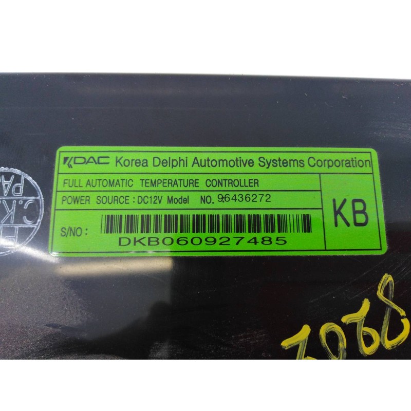 Recambio de mando climatizador para chevrolet captiva 2.0 vcdi lt referencia OEM IAM DKB060927485 96436292 E3-A5-13-2