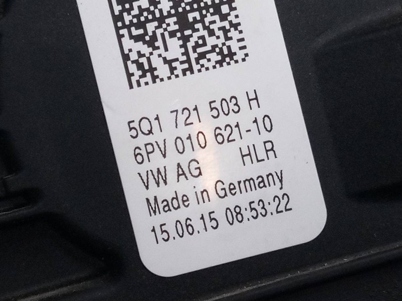 Recambio de pedal acelerador para seat leon (5f1) reference connect referencia OEM IAM 5Q1721503H  E2-A1-15-4