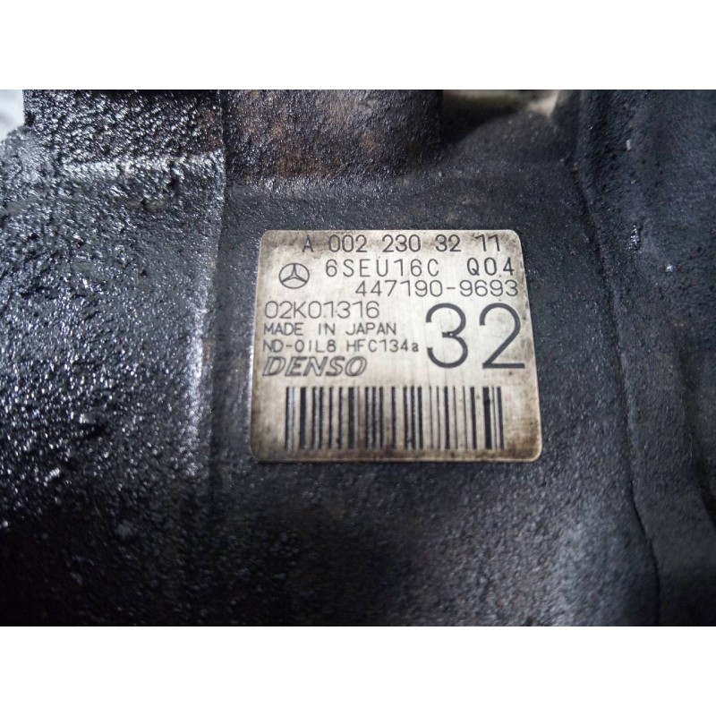Recambio de compresor aire acondicionado para mercedes-benz clase c (w204) familiar 320 t cdi (204.222) referencia OEM IAM A0022