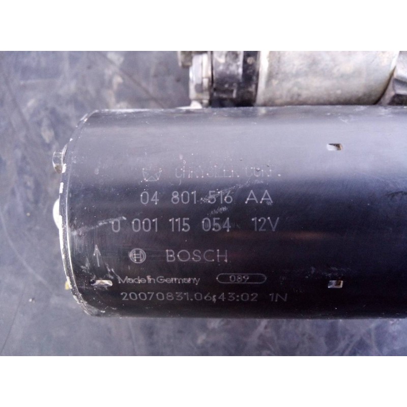 Recambio de motor arranque para chrysler 300 c touring 3.0 crd referencia OEM IAM 04801516AA 0001115054 P3-A7-22-1