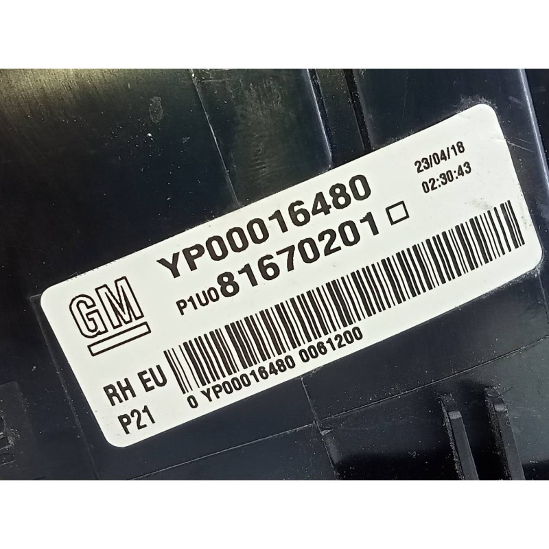 Recambio de piloto trasero derecho porton para opel grandland x selective referencia OEM IAM 81670201  E2-B6-64-1