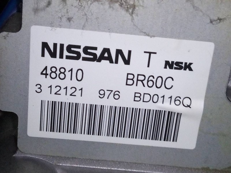 Recambio de columna direccion para nissan qashqai (j10) 360 referencia OEM IAM 48810BR60C  