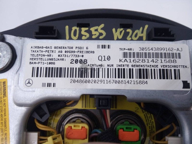 Recambio de kit airbag para mercedes-benz clase c (w204) familiar 320 t cdi (204.222) referencia OEM IAM A2049012704  E1-A2-40-2