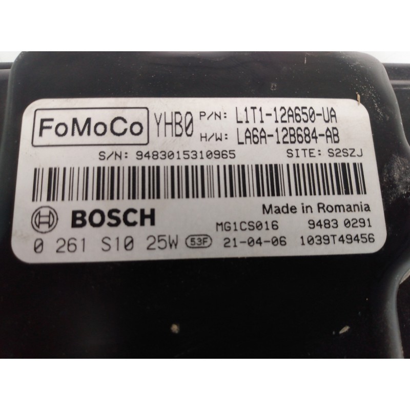 Recambio de centralita motor uce para ford puma hybrid st-line referencia OEM IAM L1T112A650UA LA6A12B684AB E3-B3-40-3