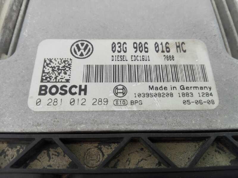 Recambio de centralita motor uce para seat leon (1p1) referencia OEM IAM 03G906016HC  E2-A1-5-2