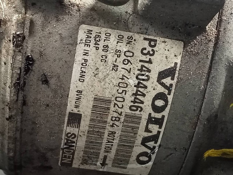 Recambio de compresor aire acondicionado para volvo xc60 r-design momentum referencia OEM IAM P31404446 067405027B4 P3-B3-18-3