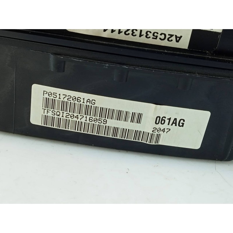Recambio de cuadro instrumentos para chrysler 300 c touring 3.0 crd referencia OEM IAM P05172061AG A2C53253568 E3-B6-34-1