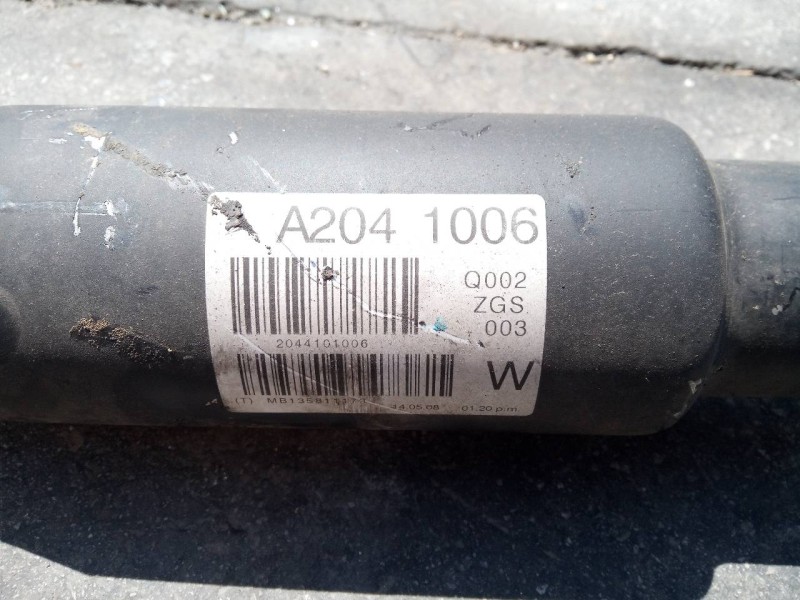 Recambio de transmision central para mercedes-benz clase c (w204) familiar 320 t cdi (204.222) referencia OEM IAM A2041006 Q002 