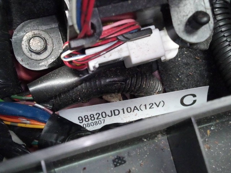 Recambio de centralita airbag para nissan qashqai (j10) tekna premium referencia OEM IAM 98820JD10A  