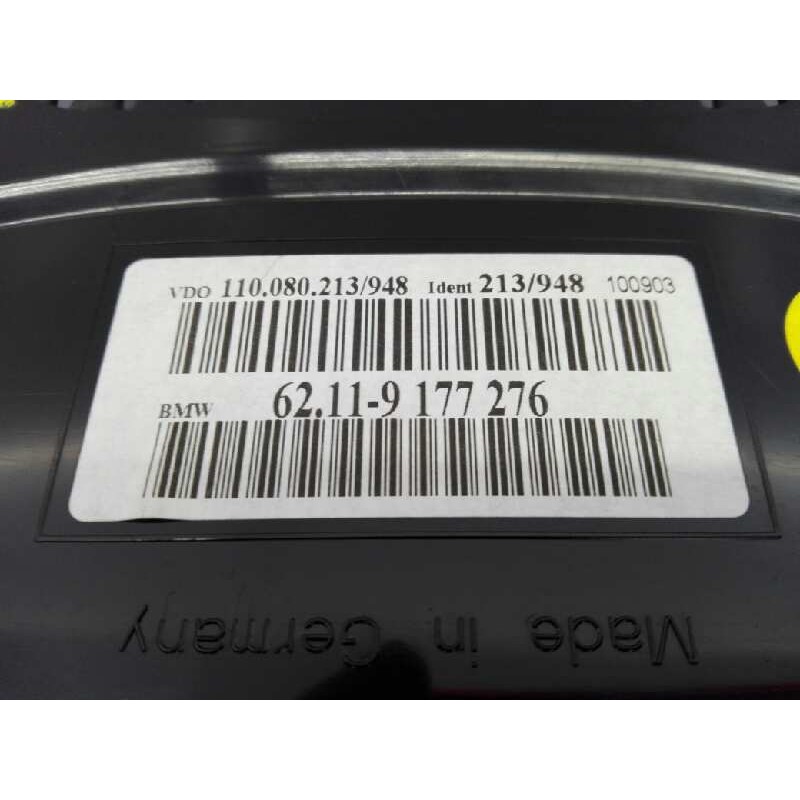Recambio de cuadro instrumentos para bmw serie 5 berlina (e60) 525d referencia OEM IAM 62119177276 110080213948 E3-A2-25-2
