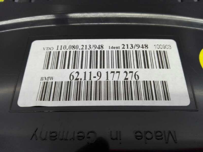 Recambio de cuadro instrumentos para bmw serie 5 berlina (e60) 525d referencia OEM IAM 62119177276 110080213948 E3-A2-25-2
