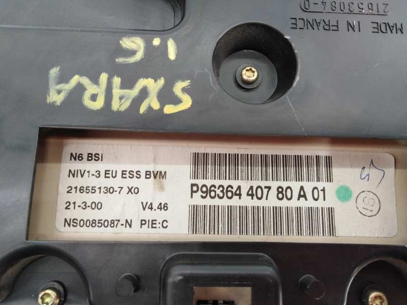 Recambio de cuadro instrumentos para citroën xsara berlina referencia OEM IAM 9636440780  E3-B2-36-2