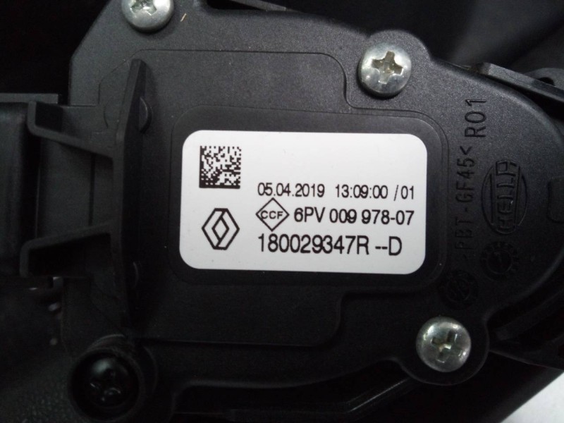 Recambio de pedal acelerador para renault clio iv dynamique referencia OEM IAM 180029347R 6PV00997807 