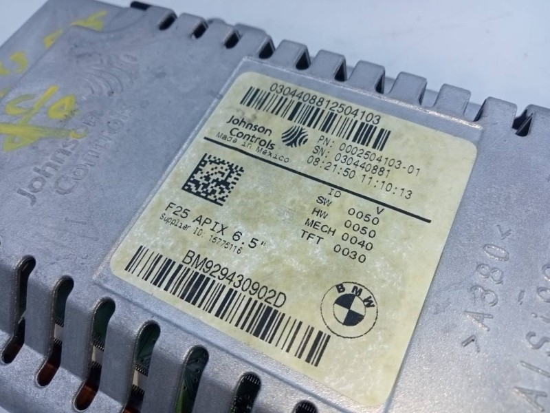 Recambio de sistema navegacion gps para bmw x3 (f25) sdrive 18d referencia OEM IAM 9323785 929430902 E3-A2-29-2