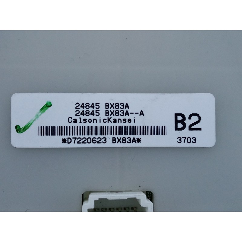 Recambio de mando climatizador para nissan juke (f15) acenta referencia OEM IAM 24845BX83A D7220623BX83A E3-B4-22-1