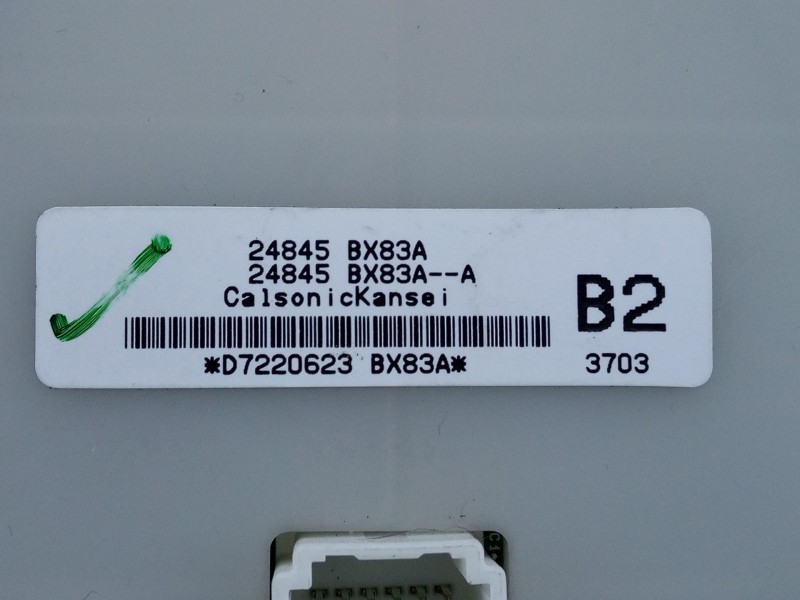 Recambio de mando climatizador para nissan juke (f15) acenta referencia OEM IAM 24845BX83A D7220623BX83A E3-B4-22-1