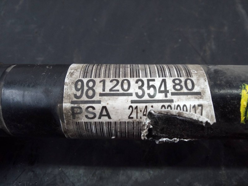 Recambio de transmision delantera derecha para citroën c-elysée exclusive referencia OEM IAM 9812035480  P1-B6-34