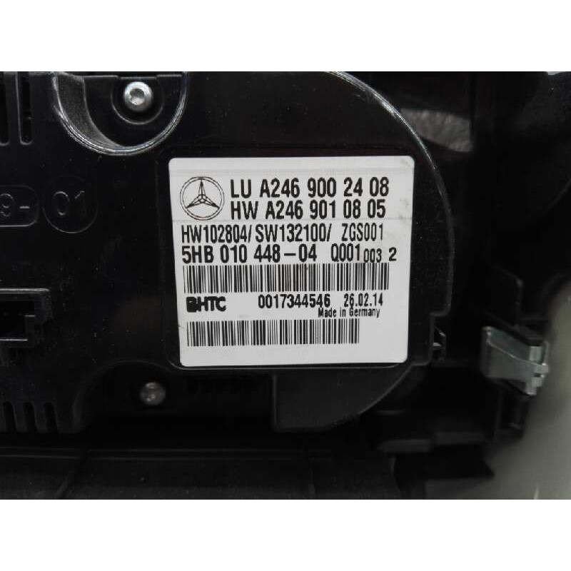 Recambio de mando climatizador para mercedes-benz clase a (w176) a 180 cdi blueefficiency (176.012) referencia OEM IAM LUA246900