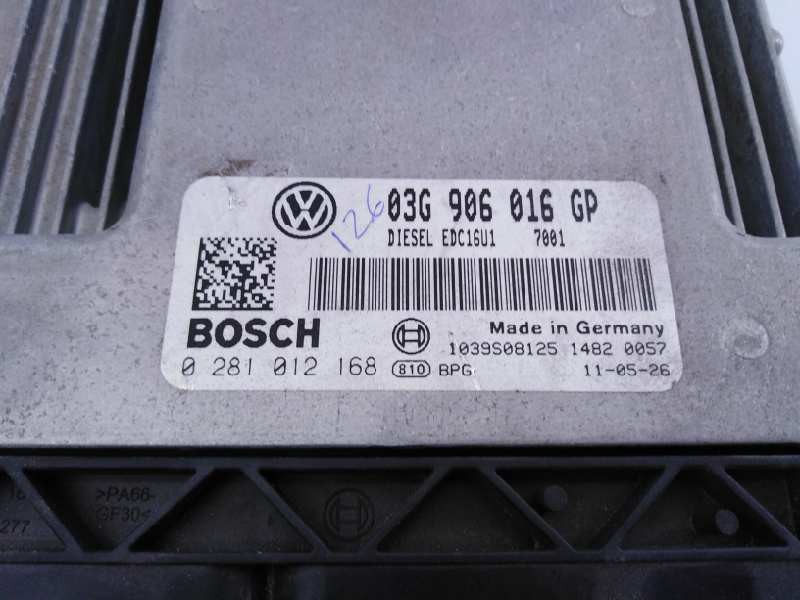 Recambio de centralita motor uce para volkswagen caddy ka/kb (2k) kombi referencia OEM IAM 03G9060Q6GP 0281012168 E2-A1-23-7