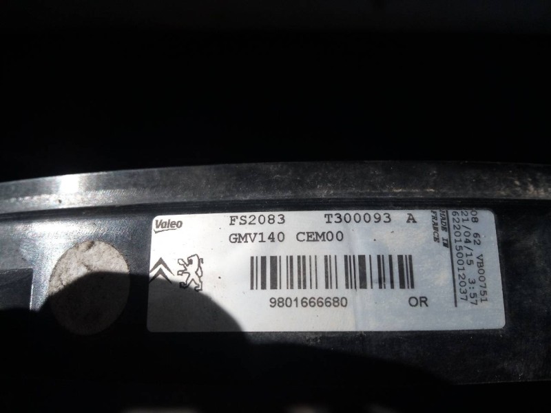 Recambio de electroventilador para citroën c3 picasso exclusive referencia OEM IAM GMV140CEM00 FS2083 P2-A7-3