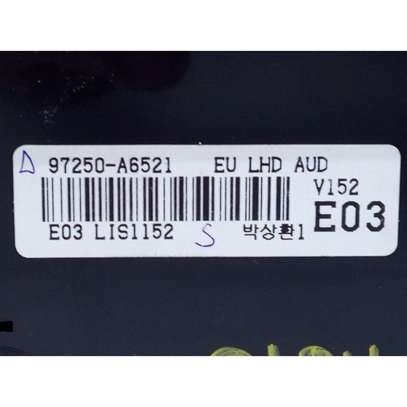 Recambio de mando climatizador para hyundai i30 (gd) trend referencia OEM IAM 97250A6521 97250A5XXX E3-A3-28-3